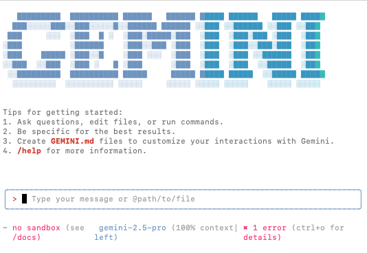 Gemini CLI
